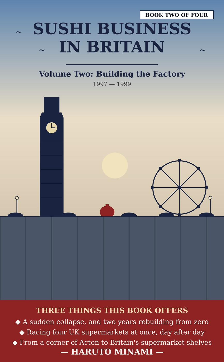 Sushi Business in Britain, Volume Two: Building the Factory — book cover